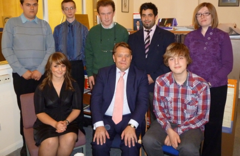 CF members at the afternoon tea with John Hayes MP.