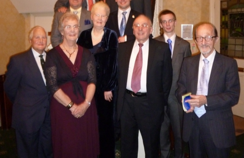 Branch members with guest Rupert Matthews at the Woodlands Hotel